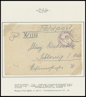 FELDPOST II. WK BELEGE 1941, Leibstandarte SS Adolf Hitler, 4 Verschiedene Feldpostbriefe (Fp-Nr. 33752) Aus Der Vormars - Occupazione 1938 – 45