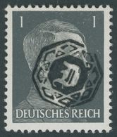 LÖBAU 3a **, 1945, 1 Pf. Dunkelgrau, Postfrisch, Pracht, Gepr. Kunz, Mi. 70.- - Other & Unclassified