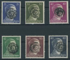 LÖBAU 15-18,20/1 **, 1945, 25 - 42, 60 Und 80 Pf., 6 Postfrische Prachtwerte, Mi. 125.- - Sonstige & Ohne Zuordnung