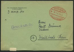 ALL. BES. GEBÜHR BEZAHLT MANNHEIM 2 Gebühr Bezahlt, 16.1.47, Drucksache Feinst - Sonstige & Ohne Zuordnung