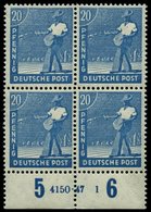 ALLIIERTE BES. 950HAN **, 1947, 20 Pf. Blau Mit HAN 4150.47 1, Pracht, Mi. 70.- - Sonstige & Ohne Zuordnung