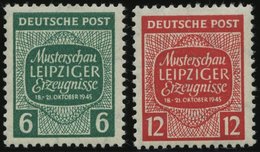 WEST-SACHSEN 124/5X **, 1945, Musterschau, Wz. 1X, Pracht, Mi. 65.- - Sonstige & Ohne Zuordnung