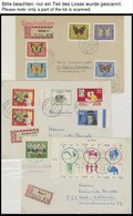 LOTS 1963-67, Partie Von 44 Meist Bedarfsbelegen, Meist Prachterhaltung - Colecciones