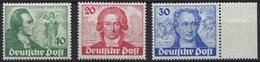 BERLIN 61-63 **, 1949, Goethe, Prachtsatz, Mi. 320.- - Other & Unclassified