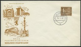 BERLIN 151 BRIEF, 1957, 60 Pf. Industrie- Und Handelskammer Auf FDC, Pracht, Mi. 200.- - Otros & Sin Clasificación