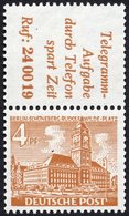 ZUSAMMENDRUCKE S 8 **, 1952, Bauten R5 + 4, Heftchenzähnung, Pracht, Mi. 90.- - Zusammendrucke