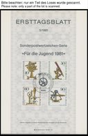 ERSTTAGSBLÄTTER 482-879 BrfStk, 1975-90 Komplette Sammlung, ETB 1/75 - 14/90 Im Ringbinder, Pracht - Other & Unclassified
