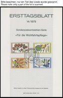 ERSTTAGSBLÄTTER 482-859 BrfStk, 1975-89, Komplette Sammlung, ETB 1/75 - 19/89 In 2 Spezialalben, Pracht - Sonstige & Ohne Zuordnung