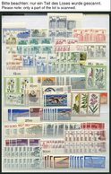 LOTS **, 1969-85, Saubere Dublettenpartie Auf Einsteckseiten, Etwas Lückenhaft, Aber Reichhaltig, Fast Nur Pracht, Mi. ü - Used Stamps