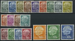 SAARLAND 409-28 O, 1957, Heuß II, Prachtsatz, Mi. 120.- - Sonstige & Ohne Zuordnung