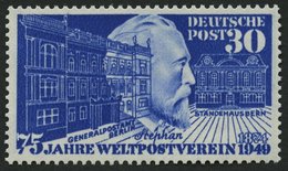 BUNDESREPUBLIK 116 **, 1949, 30 Pf. Stephan, Pracht, Mi. 70.- - Andere & Zonder Classificatie