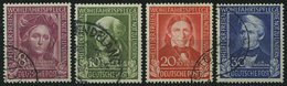 BUNDESREPUBLIK 117-20 O, 1949, Helfer Der Menschheit, üblich Gezähnter Prachtsatz, Mi. 170.- - Sonstige & Ohne Zuordnung