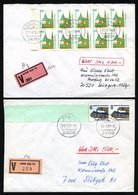 BUNDESREPUBLIK 1406,1407 BRIEF, 1989, Sehenswürdigkeiten, 100 Pf. Als Mehrfachfrankatur Und 350 Pf. Als Rollenende 1 + 4 - Otros & Sin Clasificación