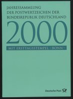 JAHRESSAMMLUNGEN Js 8 BrfStk, 2000, Jahressammlung, Pracht, Mi. 130.- - Andere & Zonder Classificatie