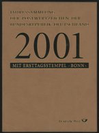 JAHRESSAMMLUNGEN Js 9 BrfStk, 2001, Jahressammlung, Pracht, Mi. 130.- - Other & Unclassified