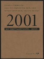 JAHRESSAMMLUNGEN Js 9 BrfStk, 2001, Jahressammlung, Pracht, Mi. 130.- - Andere & Zonder Classificatie