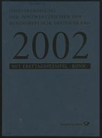 JAHRESSAMMLUNGEN Js 10 BrfStk, 2002, Jahressammlung, Pracht, Mi. 130.- - Andere & Zonder Classificatie