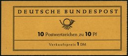 ZUSAMMENDRUCKE MH 6a **, 1960, Markenheftchen Heuss Lumogen, Erstauflage, Schwach Fluoreszierend, Pracht, Gepr. D. Schle - Otros & Sin Clasificación
