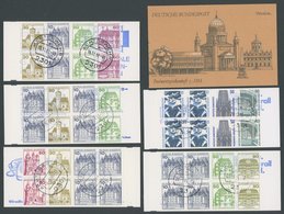 1977-93, 10 Gestempelte Markenheftchen, Pracht -> Automatically Generated Translation: 1977-93, 10 Cancelled Stamp Bookl - Andere & Zonder Classificatie