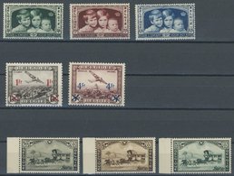 BELGIEN 396-404 **, 1935, 3 Postfrische Prachtsätze, Mi. 75.- - 1849 Mostrine