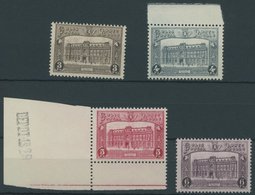 POSTPAKETMARKEN PP 3-6 **, 1929, Hauptpostamt, Postfrischer Prachtsatz, Mi. 90.- - Gepäck [BA]