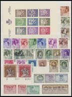 Postfrische Teilsammlung Belgien Von 1941-53, U.a. Mit Mi.Nr. 961-66, Prachterhaltung, Mi. 150.- -> Automatically Genera - Sammlungen