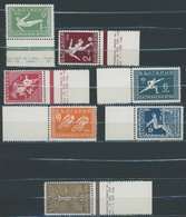 BULGARIEN 242-48 **, 1931, 2. Balkanspiele, Alles Randstücke, Prachtsatz, Mi. 320.- - Otros & Sin Clasificación