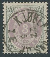 1871, 3 S. Grau/lila, Kabinett -> Automatically Generated Translation: 1871, 3 S. Grey / Lilac, Superb In Every Respect  - Usado
