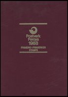 FÄRÖER **, 1987/8, 2 Verschiedene Jahrbücher, Postfrisch, Pracht - Autres & Non Classés
