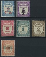 PORTOMARKEN P 62-67 *, 1929/31, Postauftragsmarken, Falzreste, 6 Prachtwerte - Timbres-taxe