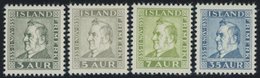 ISLAND 183-86 **, 1935, Jochumsson, Prachtsatz, Mi. 90.- - Other & Unclassified