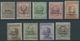 BES.GEB. 1918-23-TRENTINO 18-26 **, 1918, Venezia/Tridentina, Postfrischer Prachtsatz - Trentin