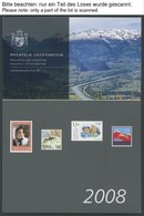 LOTS **, 5 Verschiedene Jahrbücher: 2008-11 Und 2013, Postfrisch, Pracht, Postpreis: 300.- Fr. - Sammlungen