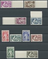 MONACO 247-56 **, 1941, Schutz Der Mütter Und Kinder, Postfrischer Prachtsatz, Mi. 90.- - Otros & Sin Clasificación