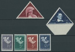 NIEDERLANDE 295-300 **, 1936, Universität Utrecht Und Vor Het Kind, 2 Postfrische Prachtsätze, Mi. 80.- - Sonstige & Ohne Zuordnung