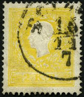ÖSTERREICH 10Ia O, 1858, 2 Kr. Gelb, Type I, Pracht, Mi. 500.- - Used Stamps