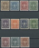 ÖSTERREICH 1918-1938 398-408A **, 1922, Frauenkopf, Gezähnt L 121/2, Postfrischer Prachtsatz (11 Werte), Mi. 115.- - Sonstige & Ohne Zuordnung