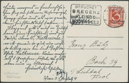 1932, Zeppelin-Ansichtskarte Mit Text Kathreiner Malzkaffee - Reklame, Frankiert Mit 3 G. Rot, Pracht -> Automatically G - Otros & Sin Clasificación