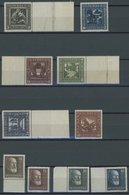 ÖSTERREICH 1918-1938 488-97 **, 1926/8, Nibelungensage Und 10 Jahre Republik, 2 Postfrische Prachtsätze, Mi. 90.- - Sonstige & Ohne Zuordnung