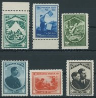 RUMÄNIEN 437-42 **, 1932, Pfadfinderlager Sibiu, Prachtsatz, Mi. 110.- - Altri & Non Classificati