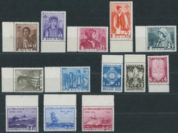 RUMÄNIEN 509-21 **, 1936, 3 Postfrische Prachtsätze, Mi. 105.- - Sonstige & Ohne Zuordnung