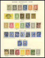 SAMMLUNGEN O,* , Alter Sammlungsteil Schweiz Von 1862-1915 Mit Einigen Guten Werten, Etwas Unterschiedlich, Besichtigen! - Collections