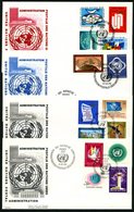 UNO - GENF 1-14 BRIEF, 1969, Freimarken Komplett Auf FDC`s, Pracht, Mi. 70.- - Autres & Non Classés