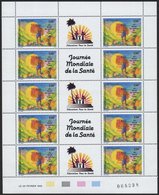 FRANZÖSISCH-POLYNESIEN 609/10KB **, 1992, Weltgesundheitstage U.World Columbian Stamp Expo, Je Im Kleinbogen (10), Prach - Ungebraucht