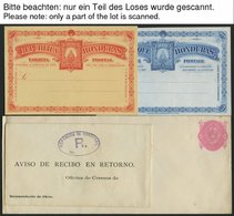 HONDURAS Ca. 1890-92, 10 Fast Nur Verschiedene Ungebrauchte Ganzsachen, Feinst/Pracht - Honduras