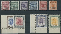 LIBYEN 14-23 **, 1951, Senussi-Kampfreiter, Aufdruck Auch In Französischer Währung, Postfrischer Prachtsatz, Signiert Zu - Libye