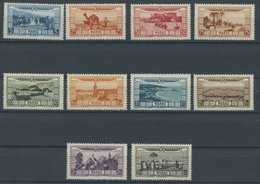 MAROKKO 77-86 *, 1928, Hilfe Für Überschwemmungsopfer, Falzrest, Prachtsatz, Mi. 60.- - Unused Stamps