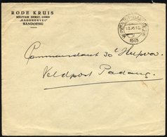 NIEDERLÄNDISCH-INDIEN 1948, Militär-Dienstpost Des Roten Kreuzes Bandung Mit Feldpoststempel Nach Pading, Feinst - Niederländisch-Indien