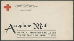 1910, USA-Pionierflug No. 1, Erster Katapultflug Von Hamburg Nach Amerika, Mit Liniendampfer Kaiserin Auguste Victoria U - 1c. 1918-1940 Covers