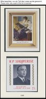 SLG., LOTS EUROPA **,Brief , 1953-75, Sammlung Von 70 Verschiedenen Postfrischen Blocks, Kleinbogen Und Schwarzdrucken E - Autres - Europe